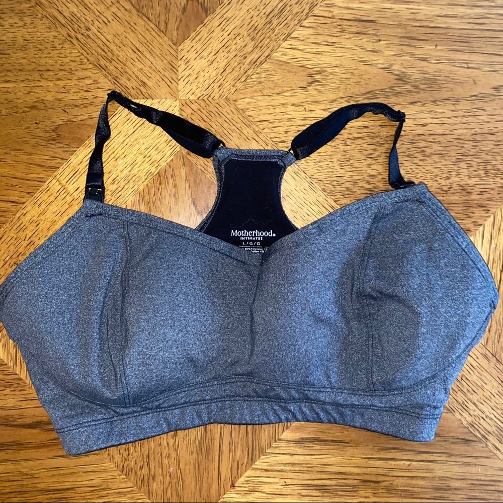 Racerback nursing bra